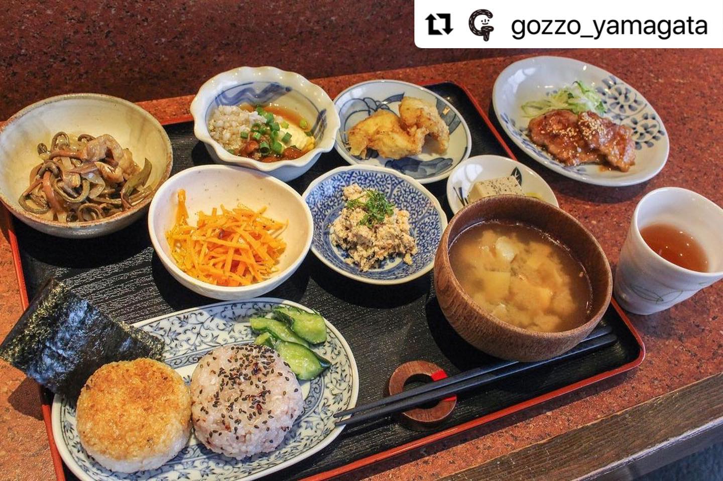 大好評の農園ランチ
この機会にぜひどうぞ〜?



@gozzo_yamagata with @make_repost
・・・
やまがたグリぐる ヤマキチ膳

正直、食べる前は「こんなに食べられるのだろうか…」という不安もありましたが、食べ始めたら箸が止まらず、あっという間に完食してしまいました

食べに行ってみた通信 vol.9
「お惣菜とお食事の店 ヤマキチ」

やまがたグリぐる農園ランチめぐり
オフィシャルサイトにて公開中
https://y-guriguru.com